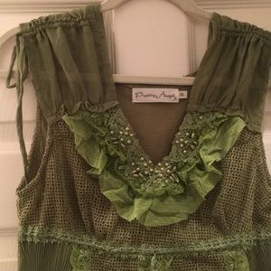 NWOT Fairy Shirt with Beads